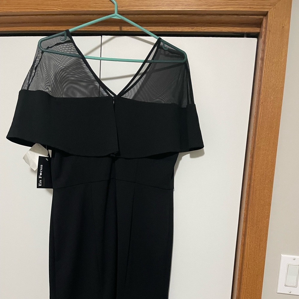 Black evening dress brand new with tags